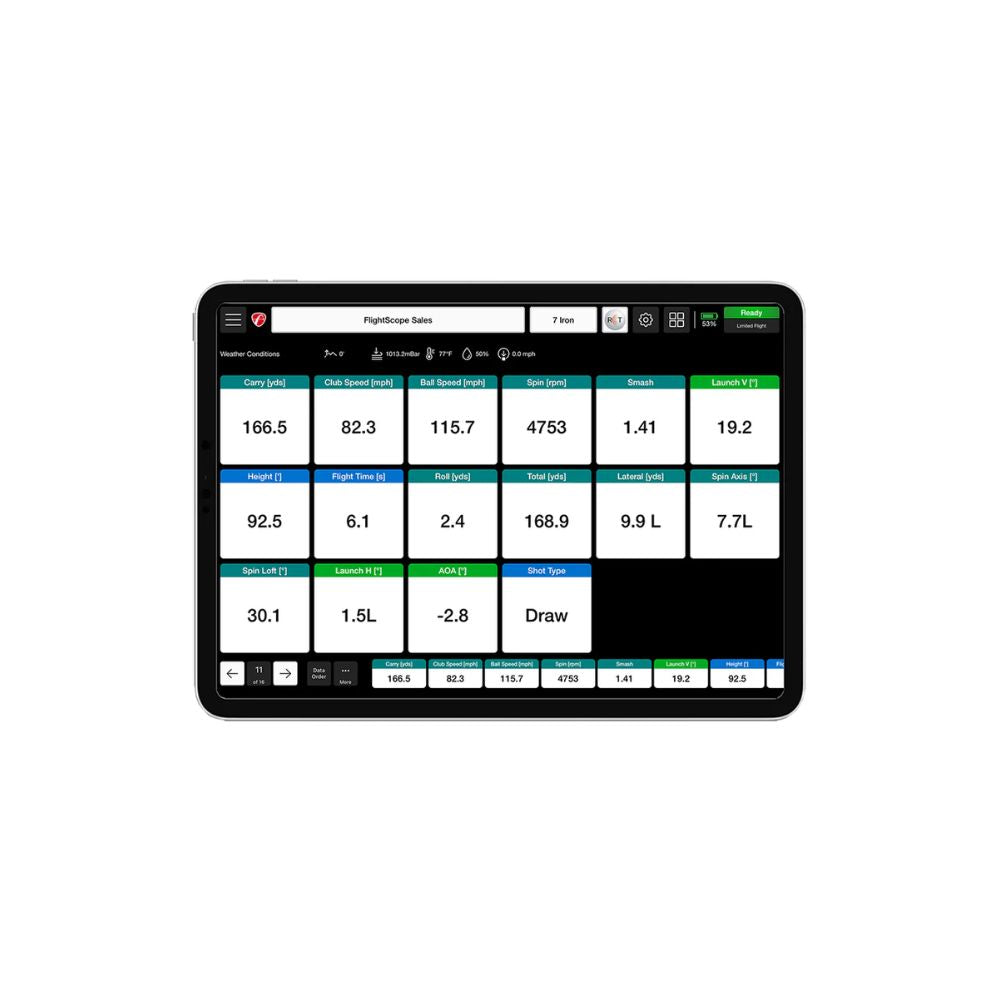 flightscope_mevo_data_on_an_ipad