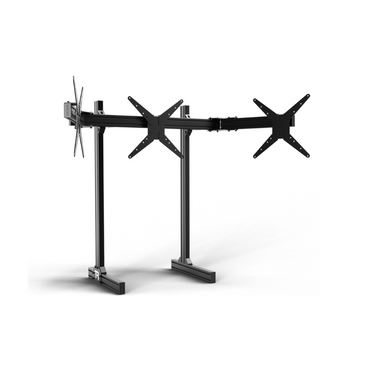 Trak Racer Aluminium Triple Monitor Floor Stand (Suits 22 To 45 Inch Monitors/TVs)